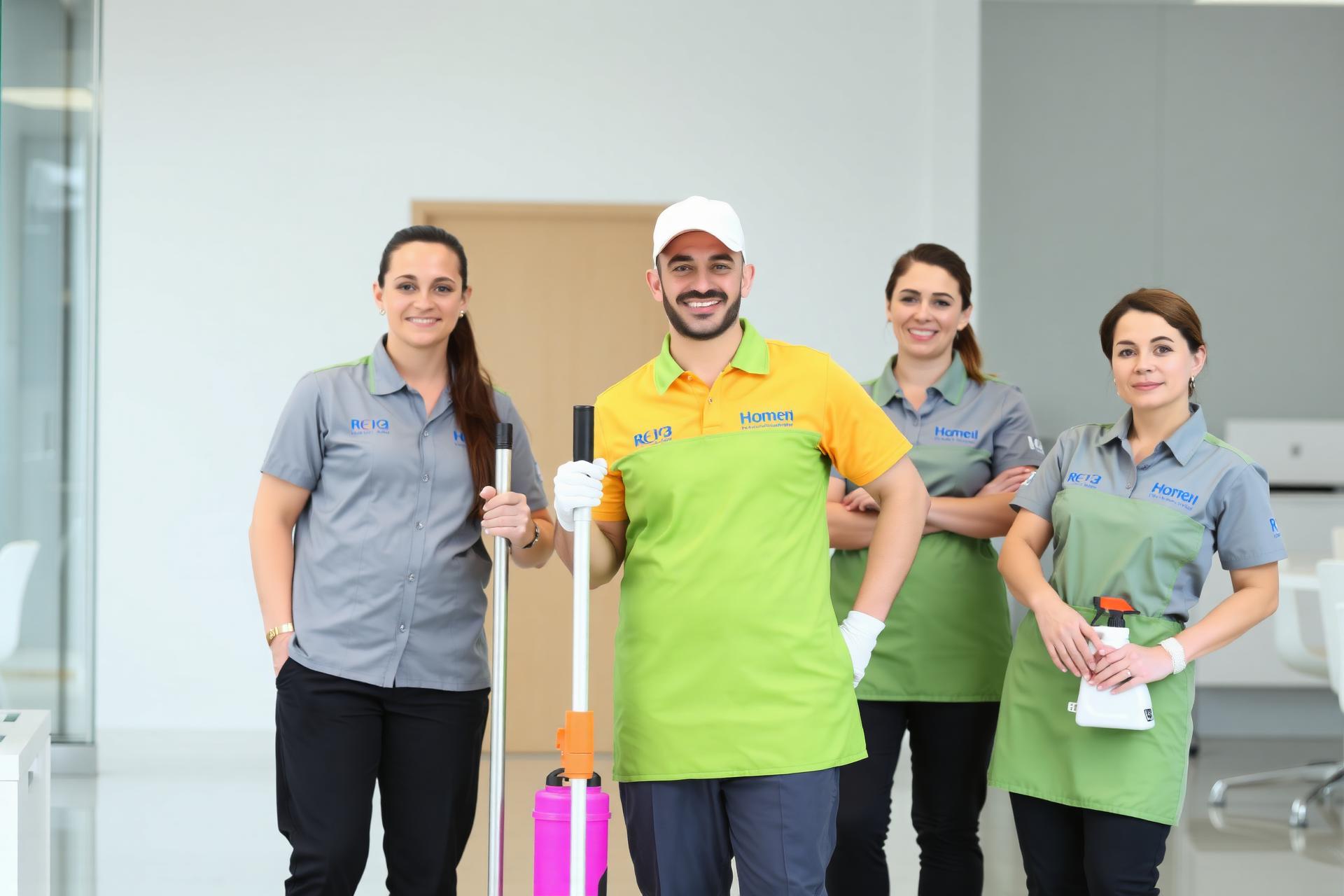 REMICO Group cleaning team
